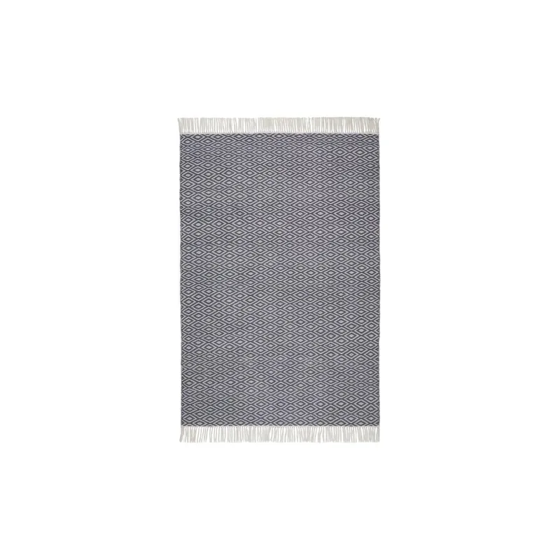 Urbanara Teppich Barota 140 x 200 cm, Blaugrau
