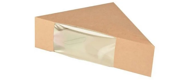 Papstar Sandwichbox Sichtfenster 50 Stück