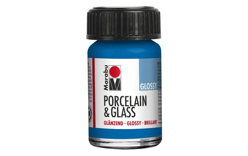 Marabu glass- and Porzellanfarbe 057 Enzian, 15 ml