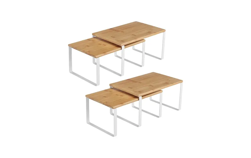 Songmics Regal 4er-Set White