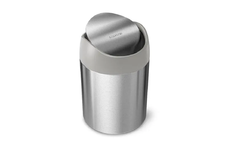 Simplehuman Abfalleimer 1.5 l, Silber