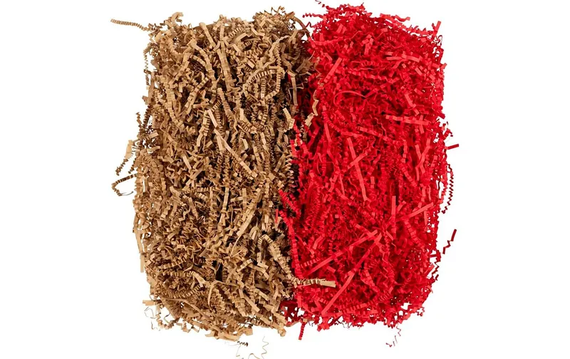 Creativ Company Papier-Füllmaterial 25-30 cm x 3 mm, 100g, brown-red