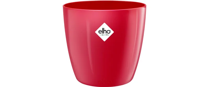 Elho Blumentopf Brussels Diamond rund 6.2 l, Lovely Red