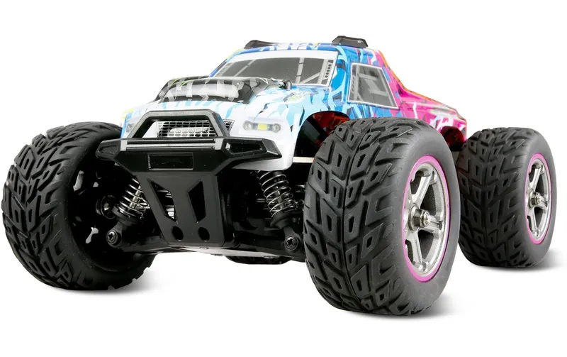 Amewi Monster Truck MAX20 1:20 RTR Blau/Pink