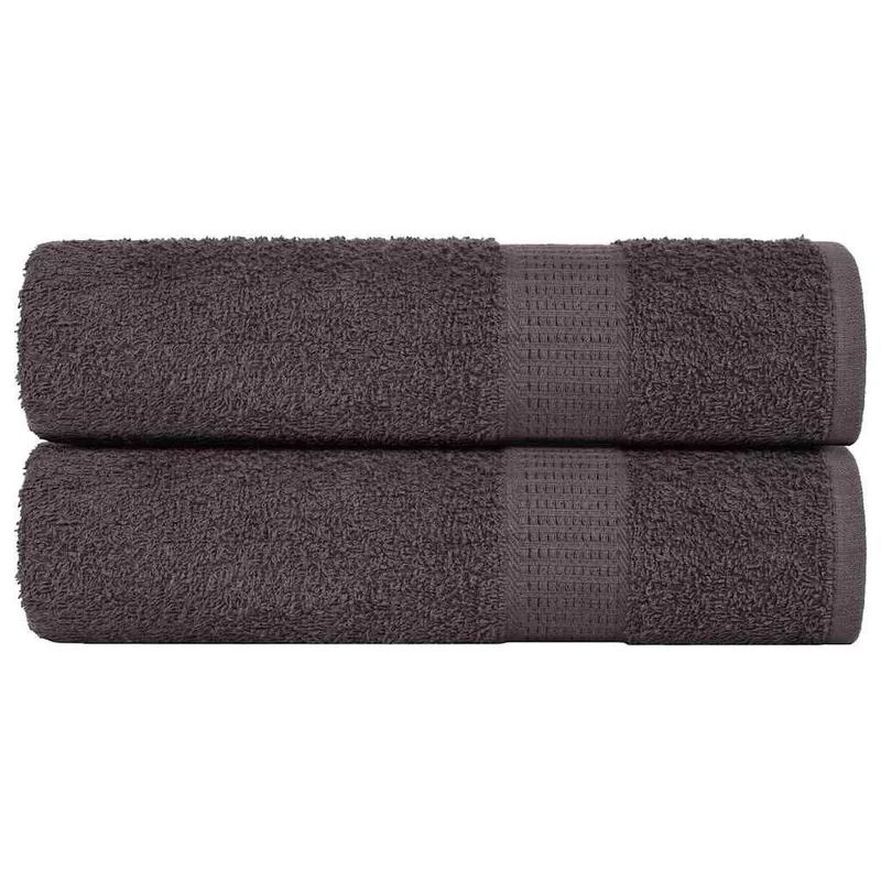 Badetücher FROGN 2 Stk. Anthrazit 100x150 cm 360 g/m²