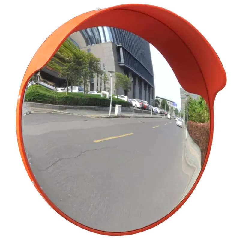 Verkehrsspiegel Konvex PC-Kunsttessuto Orange 45 cm Outdoor