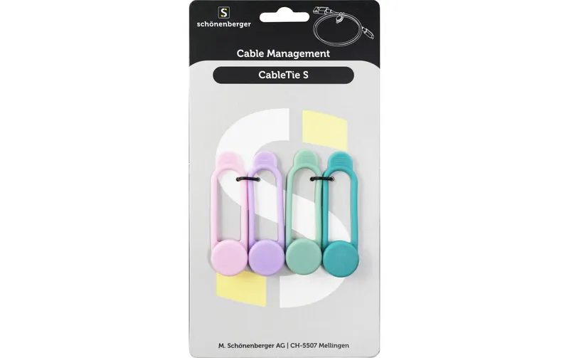 Schönenberger CableTie S Kabelhalterungen, 63 mm, multicolour