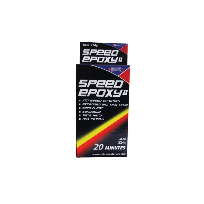 Deluxe Materials Modellbauklebtissu Speed Epoxy II 20 min. 224 g