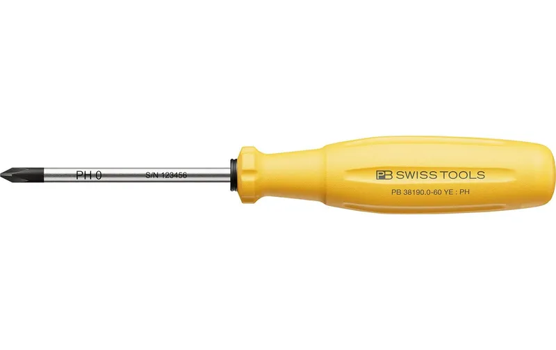 PB Swiss Tools Schraubenzieher SwissGrip Evo PB 38190.0-60 Gelb