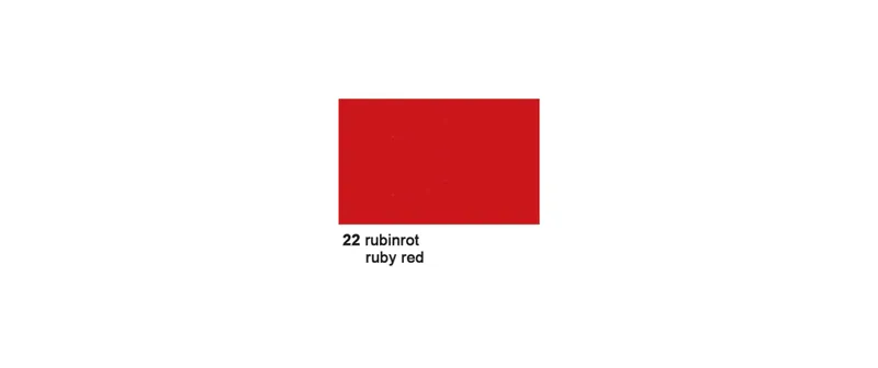 URSUS Tonzeichenpapier 50 x 70 cm 130 g/m², 10 Blätter, Rubinrot