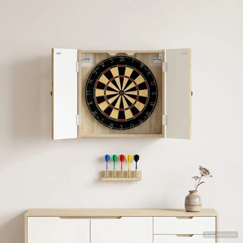 Dartboard Schrank BREDA Sonoma-Eiche 52,5 x 10,5 x 53,5 cm