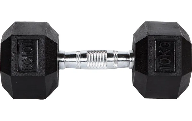 Fitcom Hex Dumbbell, 10 kg