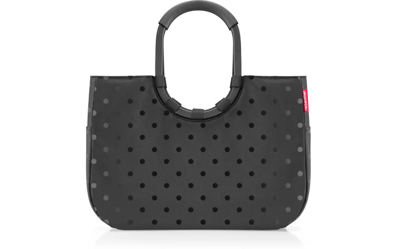 Reisenthel Einkaufskorb loopshopper L Frame Glossy dots black