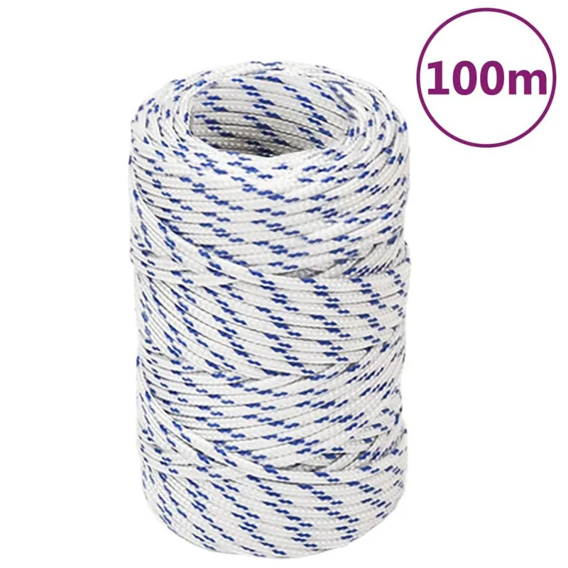 Bootsseil bianco 2 mm 100 m Polypropylen