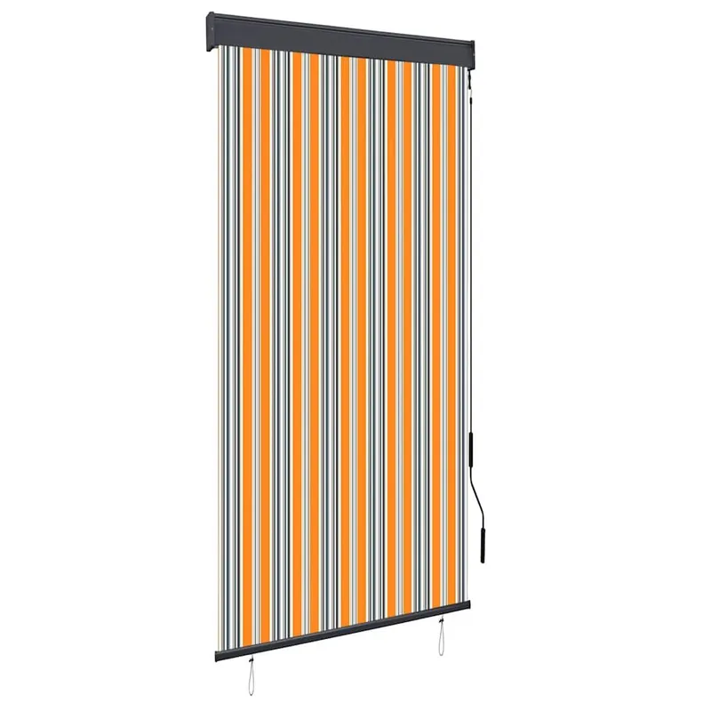 Außenrollo 100 x 250 cm Gelb und Blau