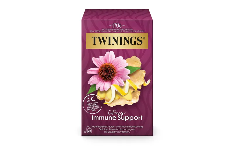 Twinings Teebeutel Citrusy Immune Support 20 pièces