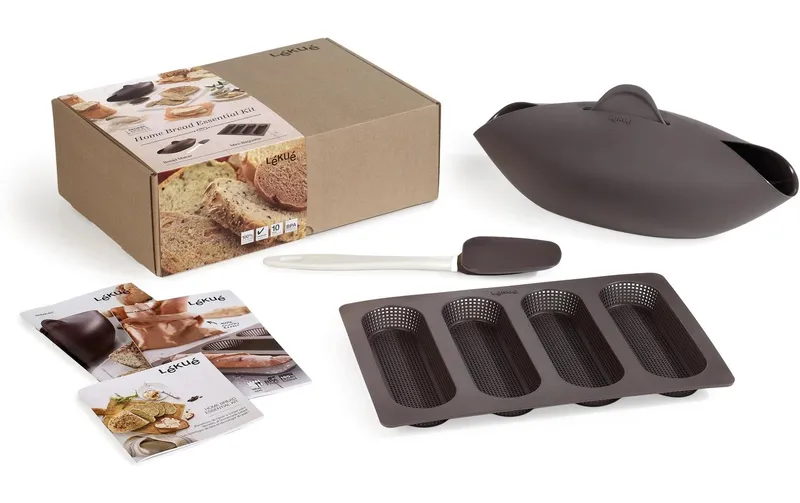 Lékué Backformen-Set Silikon, brun