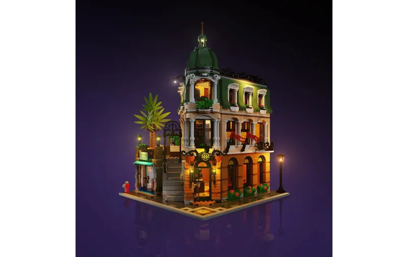 Light My Bricks LED-Licht-Set pour LEGO® LMB 2.0 pour 10297 Boutique-Hotel