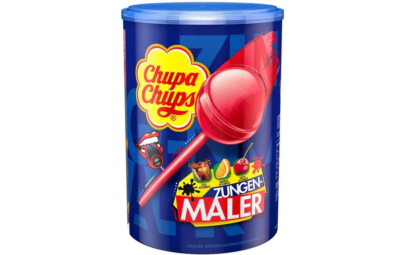 Chupa Chups Int. Lutscherdose Zungenmaler 100 Stück