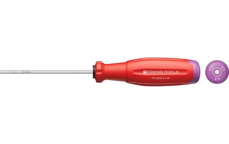 PB Swiss Tools Schraubenzieher 38205 SwissGrip Evo HEX 2.5