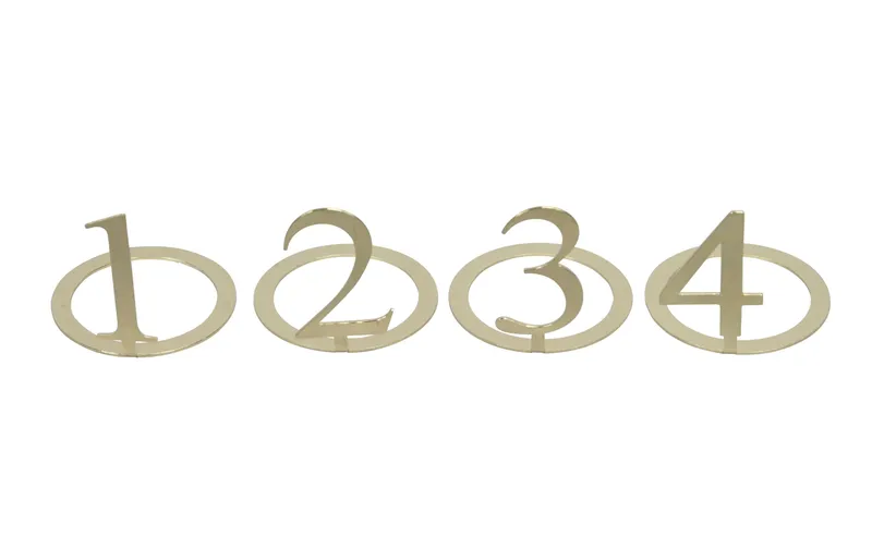 COCON Kerzenring Gold, 4 pieces