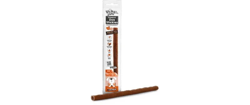 Lucky Jim Leckerli DuoStickies Huhn with Pute 15 g