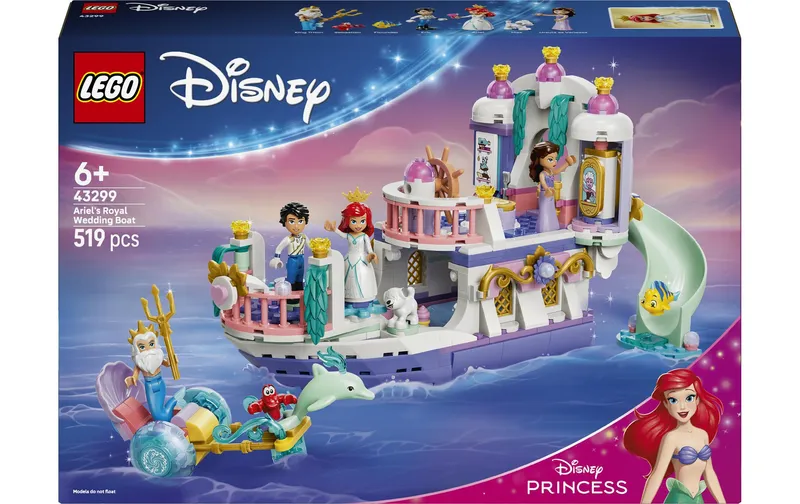 LEGO® Disney Princess Arielles Königliches Hochzeitsboot 43299