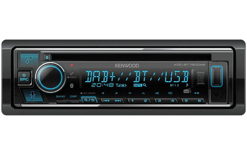 Kenwood Autoradio KDC-BT760DAB 1 DIN
