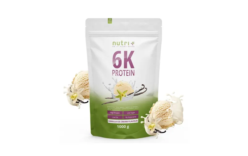 Nutri+ Pulver Vegan 6K Protein Vanille 1000 g