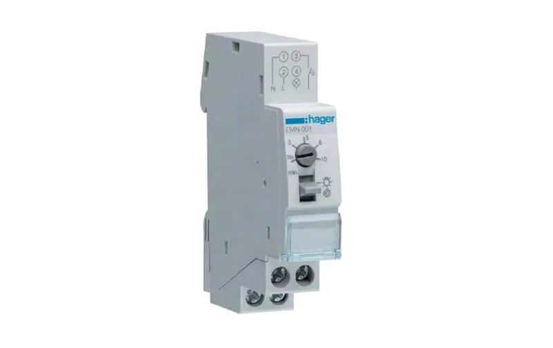 Hager Treppenlichtautomat 1 Schliesser 16A, 30 s - 10 min