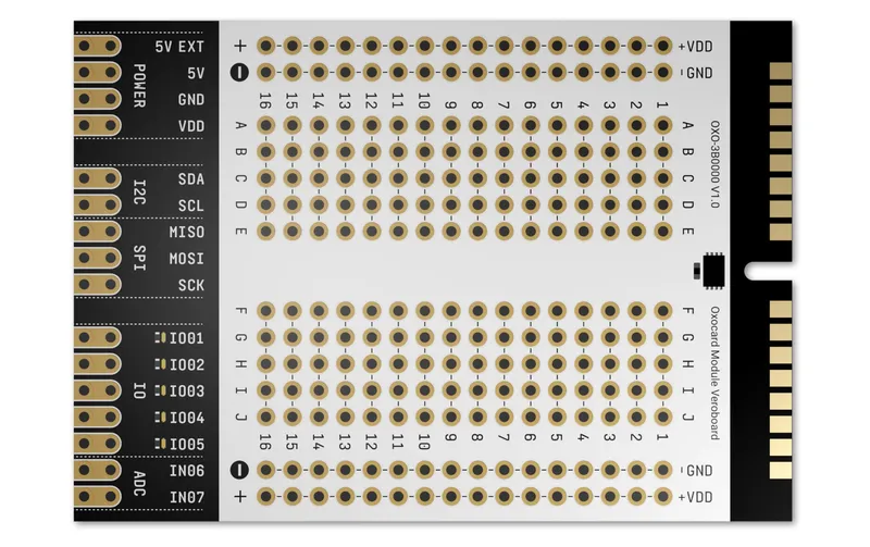 OXON Breadboard Oxocard Connect Veroboard Cartridge