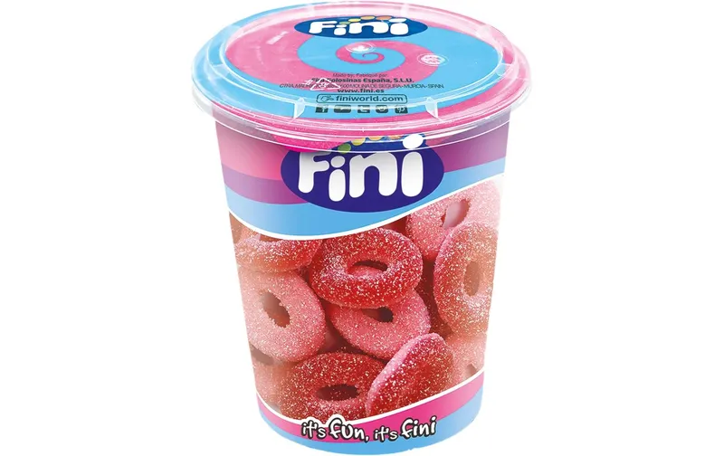 Fini Cup Strawberry Rings 200 g