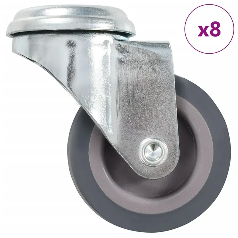 8 pz. Lenkrollen con Bolzenloch 50 mm