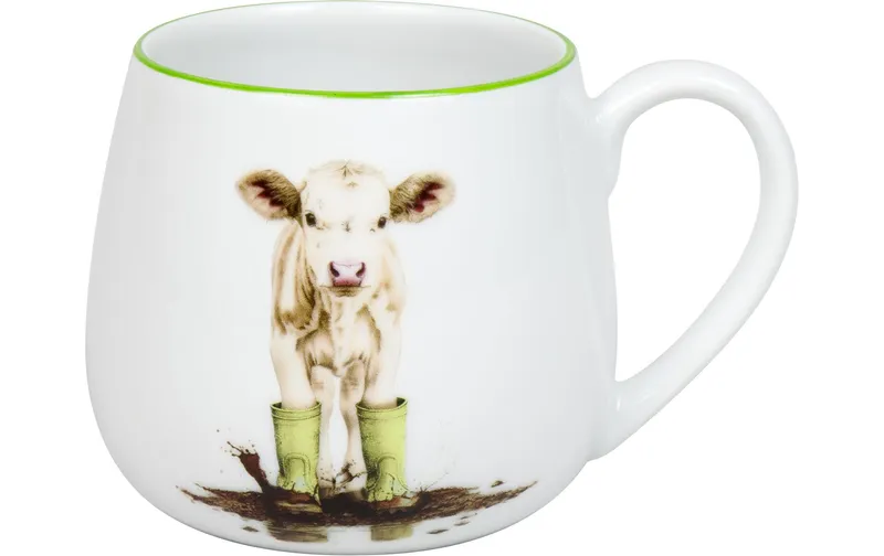 Könitz Universaltasse Tapsiges Kälbchen 400 ml, white