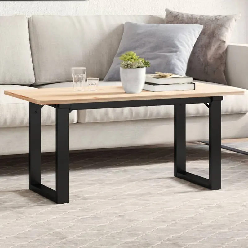 Couchtischbeine O-Gestell 90x30x43 cm Stahl