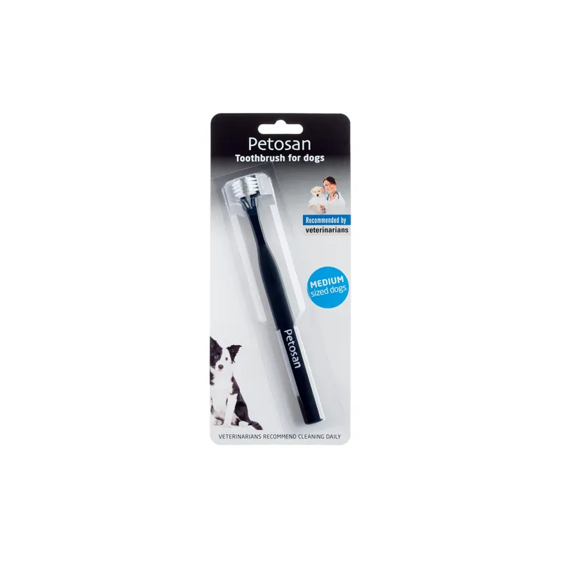 Petosan Hunde-Zahnbürste pour Hunde, M