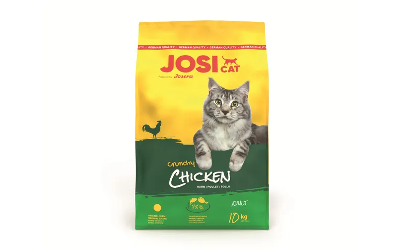 Josi Cat & Dog by Josera Trockenfutter JosiCat Crunchy Chicken, Adult, 10 kg
