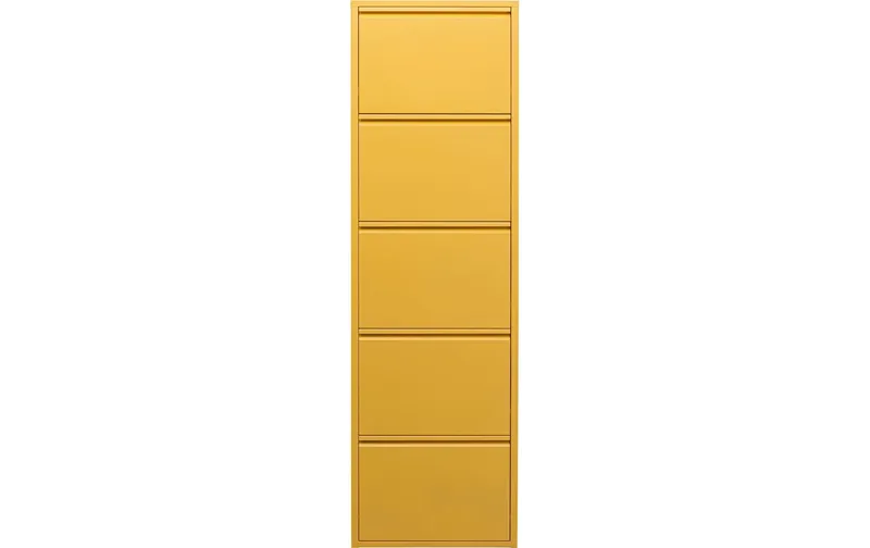 Kare Schuhschrank Caruso 5, Gelb