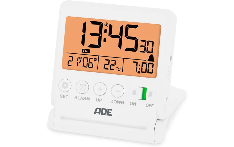 ADE Digitalwecker CK2507-1 blanc