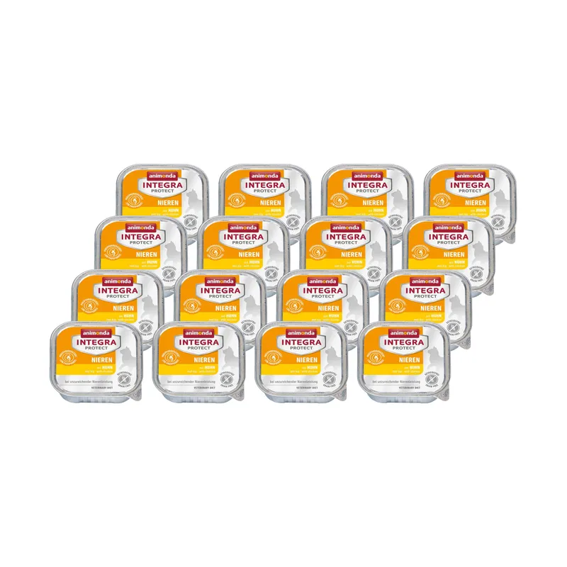 Animonda Integra Protect Nassfutter Renal Nieren Huhn, 16 x 100 g