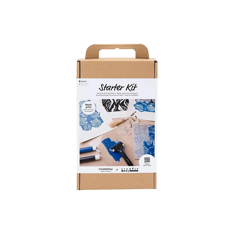 Creativ Company Bastelset Starter-Set Linoldruck