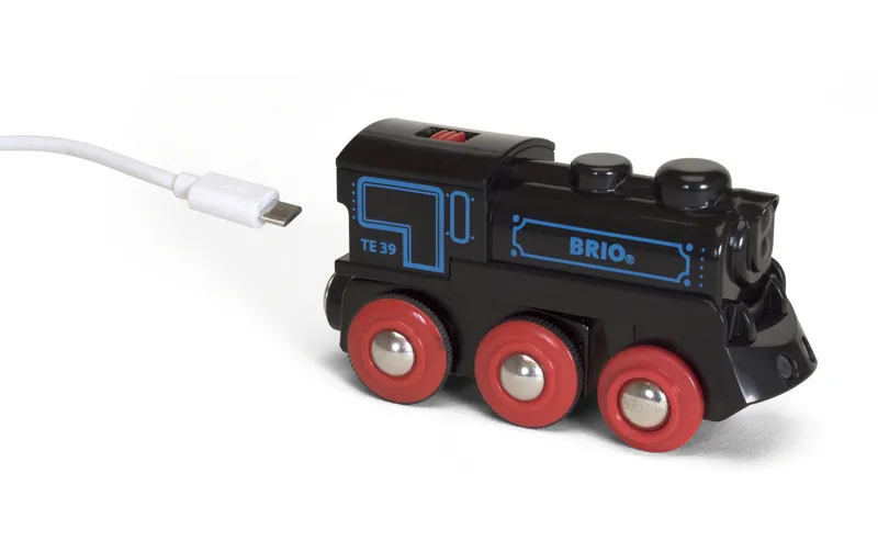BRIO Eisenbahn neroe Akku-Lok mit Mini-USB