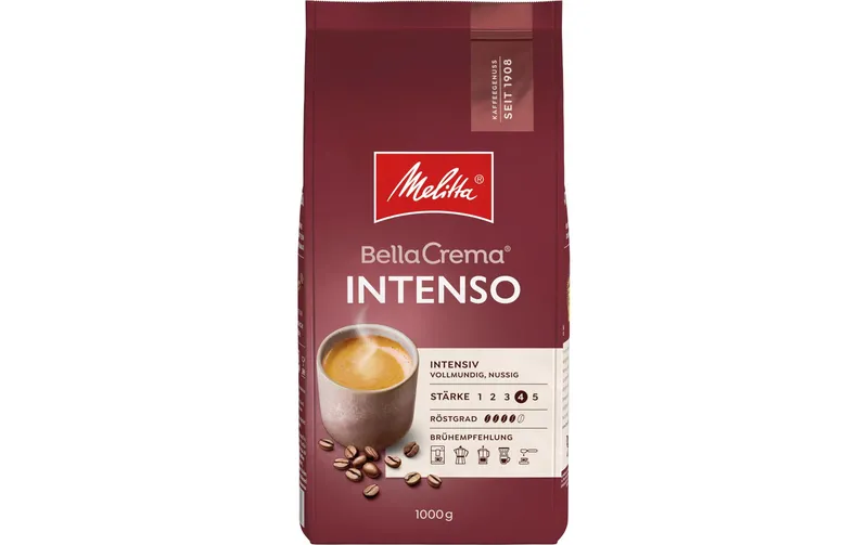 Melitta Kaffeebohnen Bella Crema Intenso 1 kg