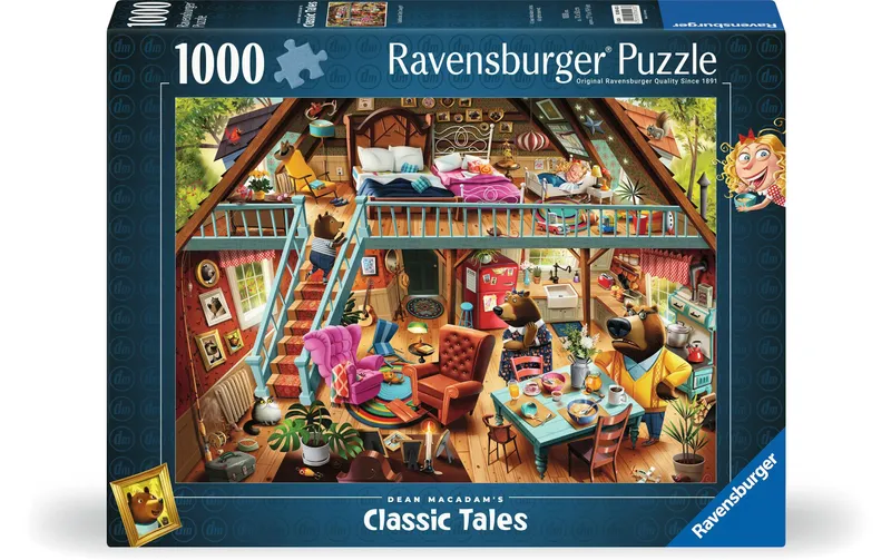 Ravensburger Puzzle Das Märchen de Goldlöckchen 1000 Teile