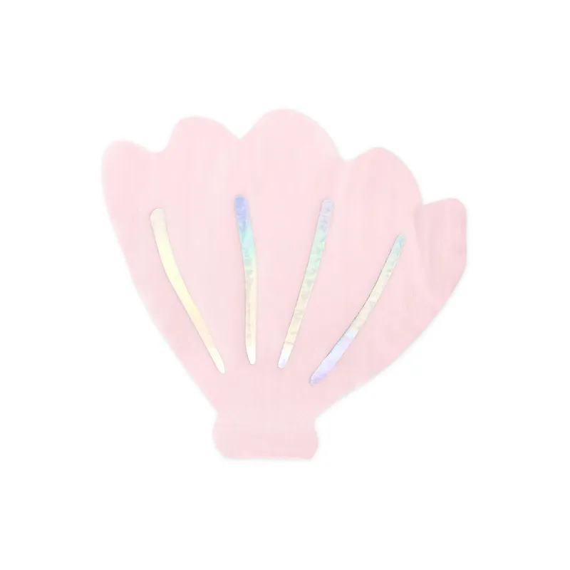 Partydeco Papierservietten Muschel 13 cm x 12.5 cm, 20 pezzi