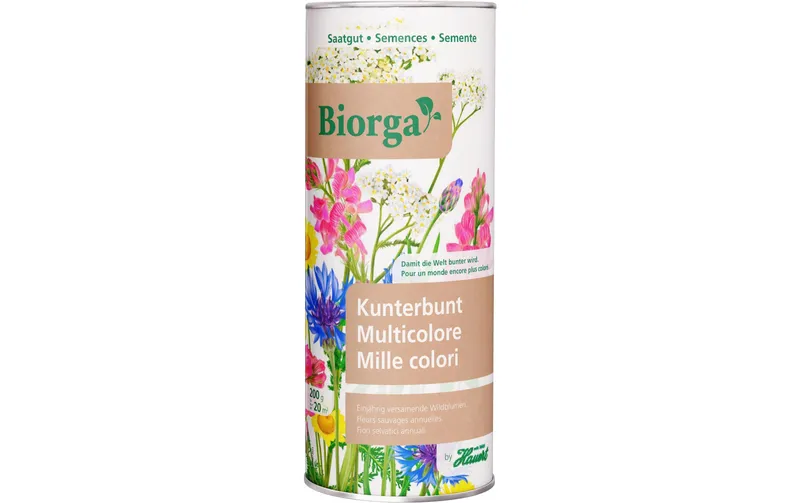 Hauert Saatgut Biorga Wildblumen kunterbunt 0.2 kg, CH-Ökotypen