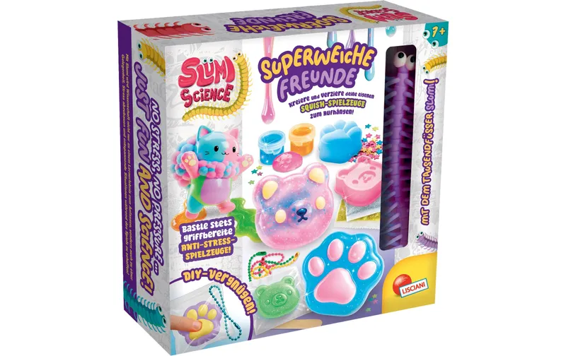 Lisciani Squish Freunde DIY Squishy Formen Deko