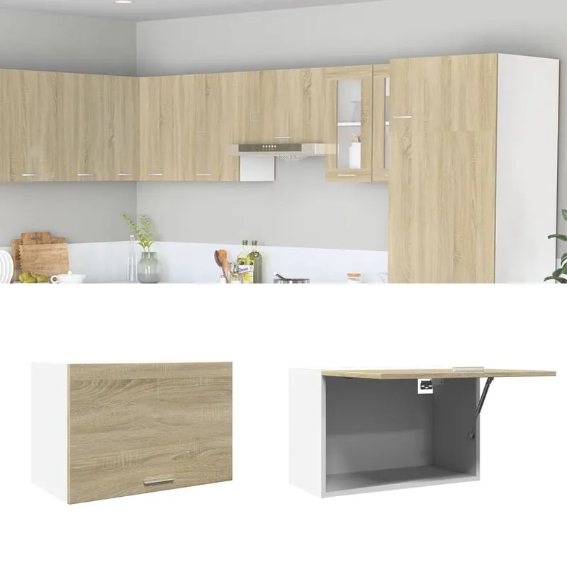 Hängeschrank Lyon Sonoma-Eiche 60x31x40 cm Holzwerkstoff