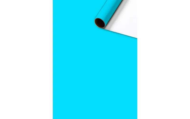 Stewo Geschenkpapier Colour Hellblau / blanc, 70 cm x 2 m