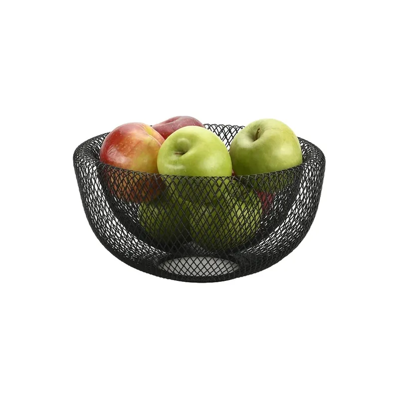 Kesper Brot- et Obstkorb métal noir rund